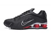 nike shox r4 hommes original rival black red